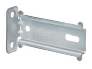 Angled wall mounting plate for DIN rail mounting, 70 mm - 942177002